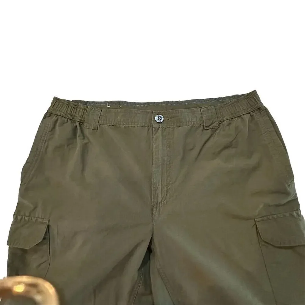 Columbia Men's Convertible Cargo Hiking Pants Green Size L 29-30" Inseam‎ - Picture 4 of 12